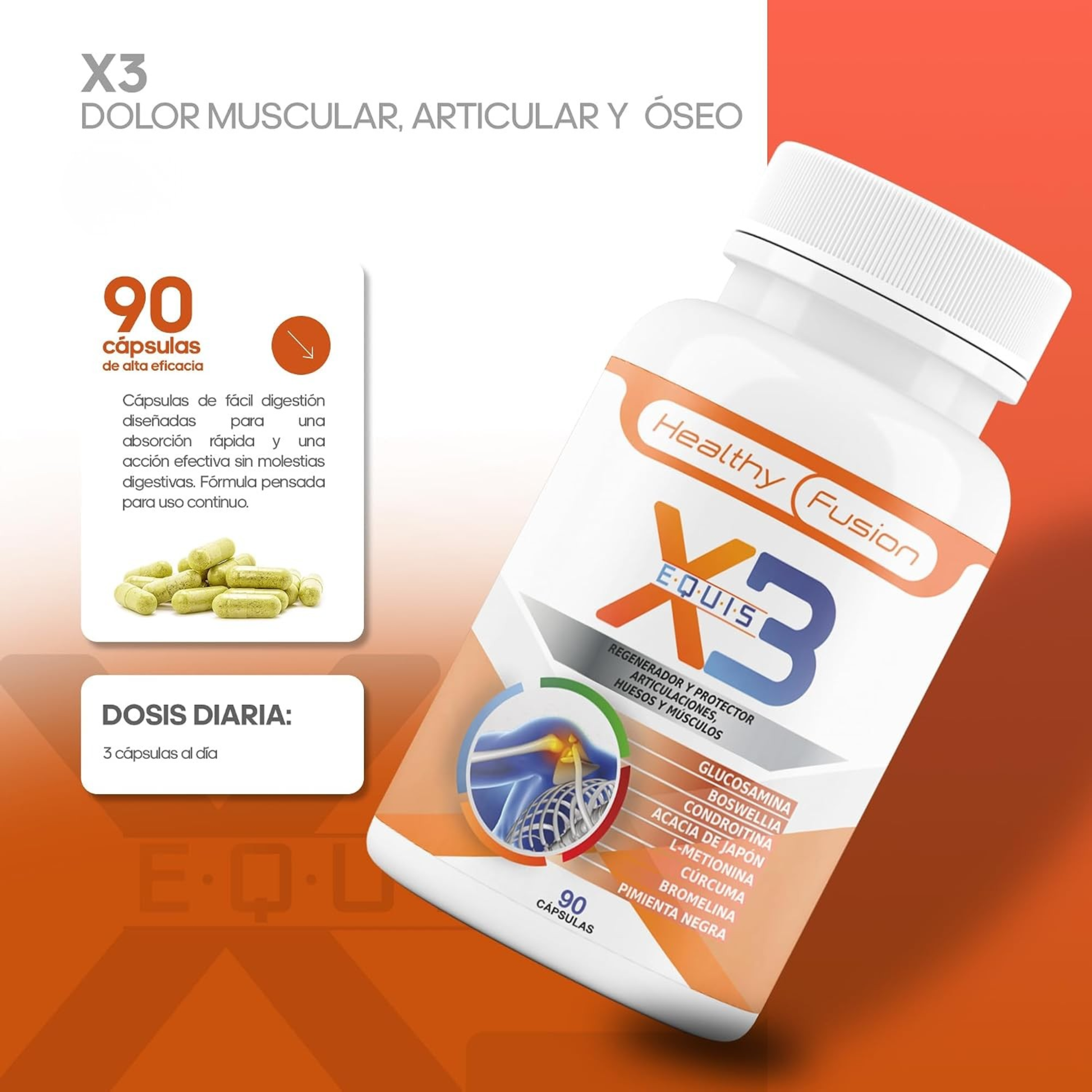 X3 Articulaciones, musculos y huesos - HealthyFusion