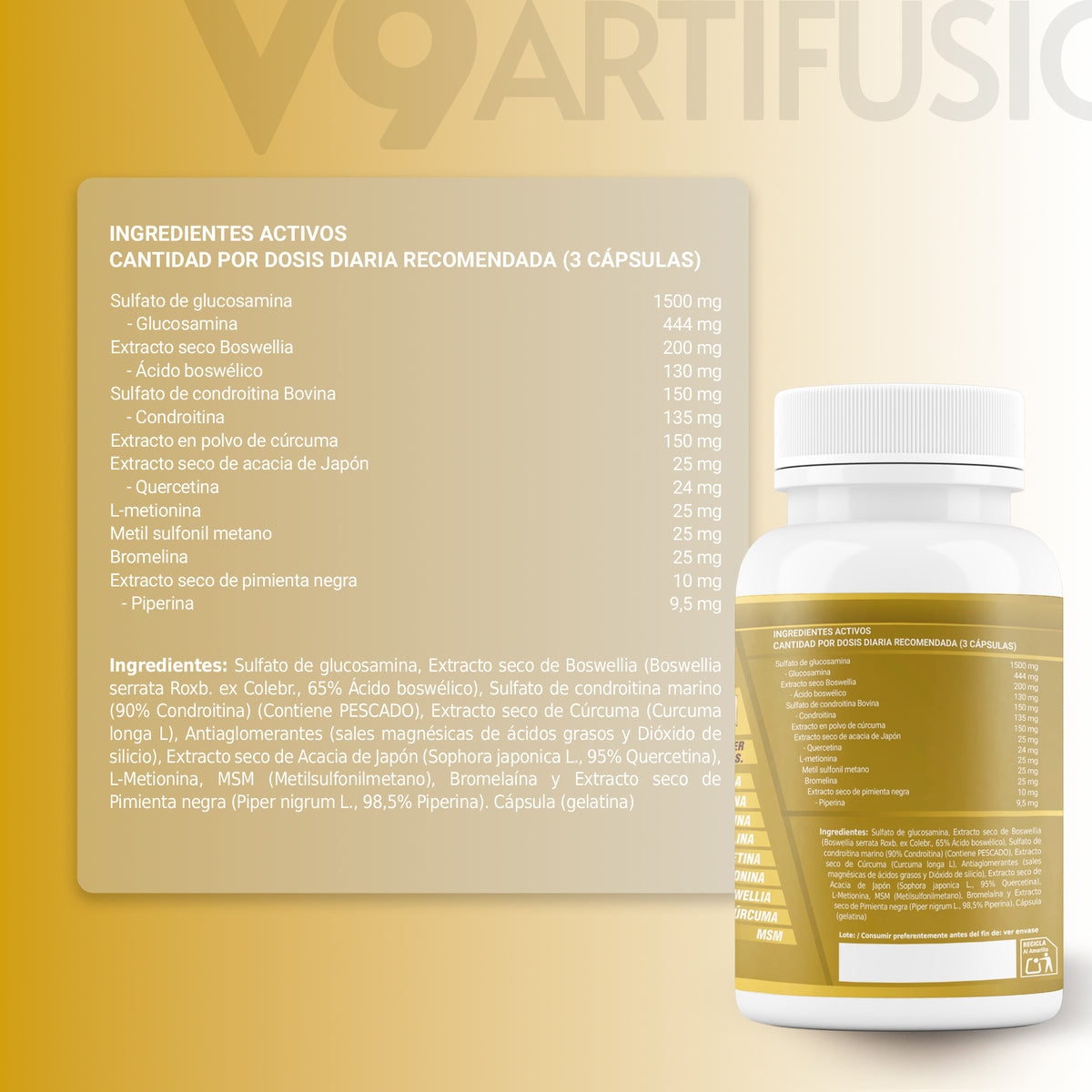 V9 Artifusion+Probiomax - HealthyFusion