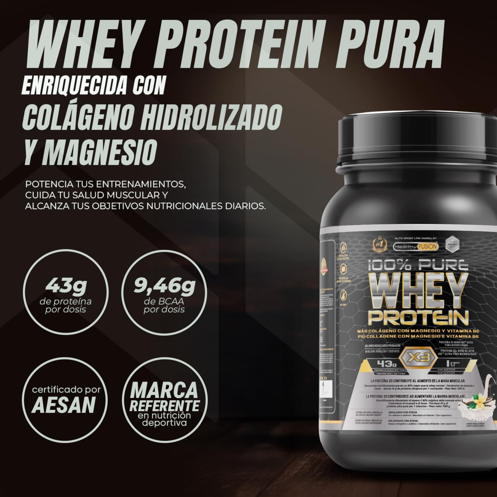 Whey Protein Salted Caramel - HealthyFusion