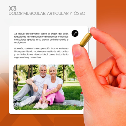 X3 Articulaciones, musculos y huesos - HealthyFusion