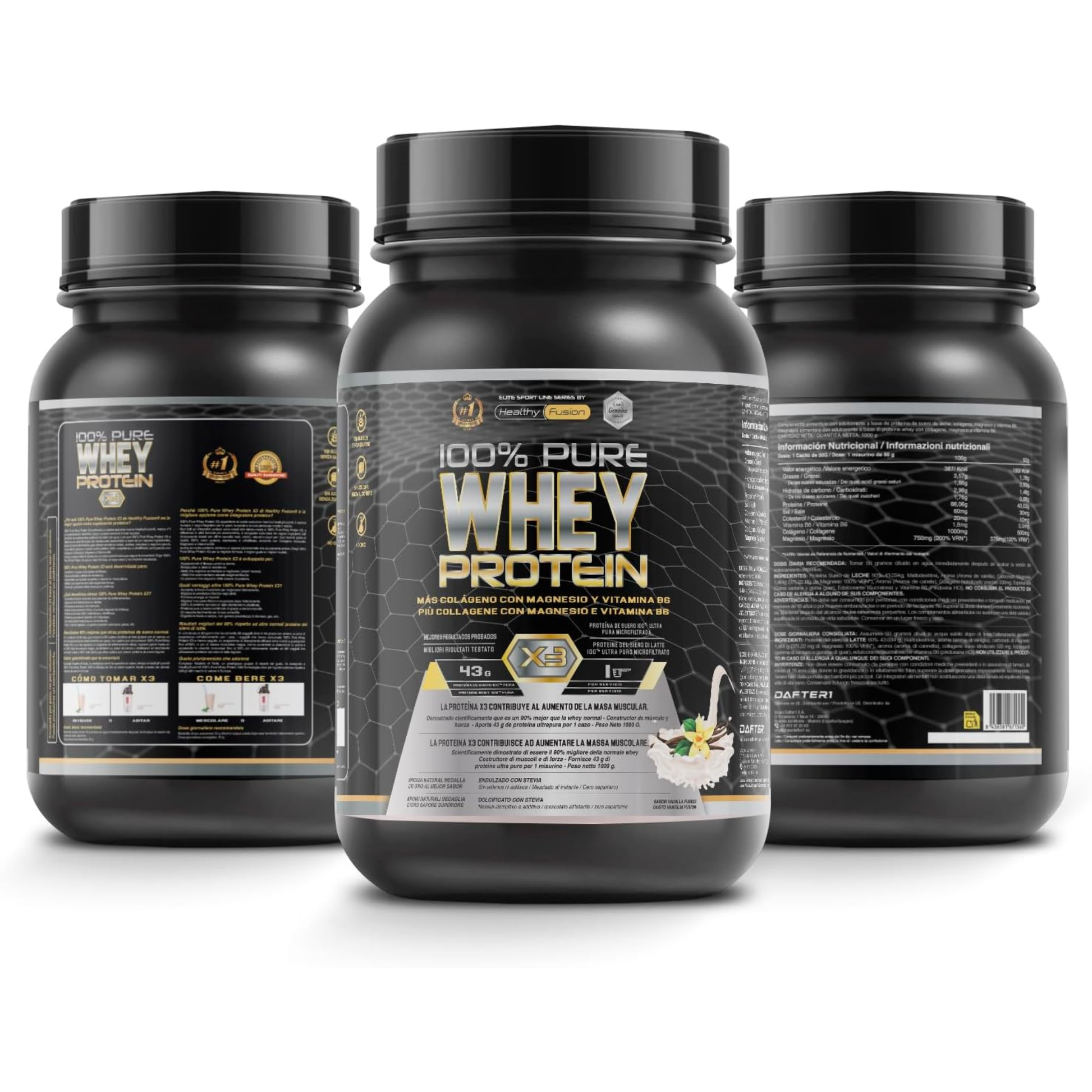 Whey Protein Vainilla - HealthyFusion