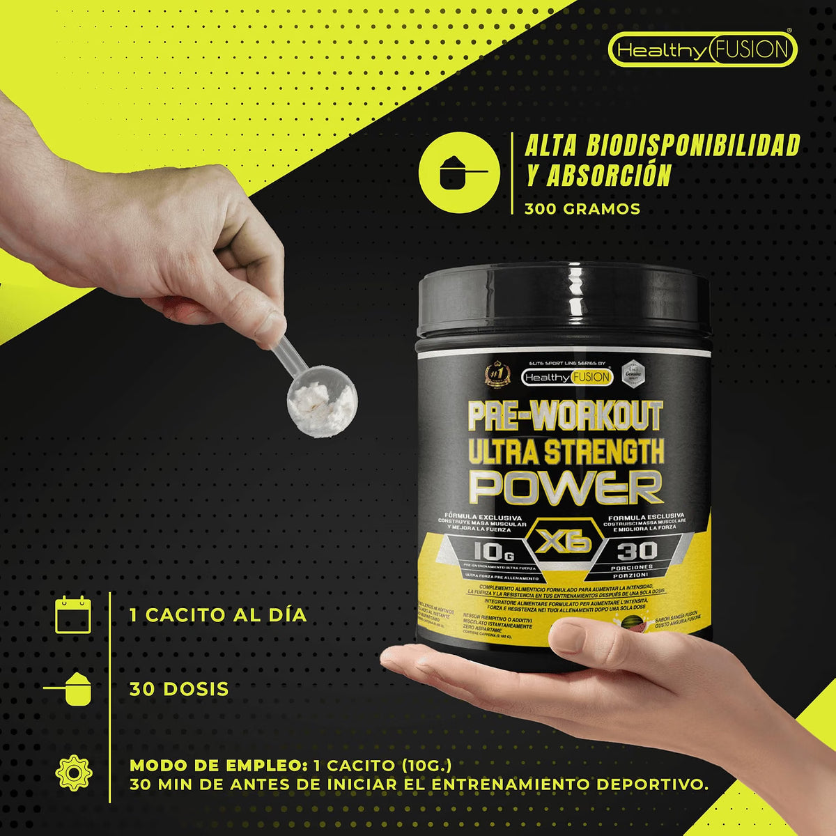 PREWORKOUT SANDÍA - HealthyFusion