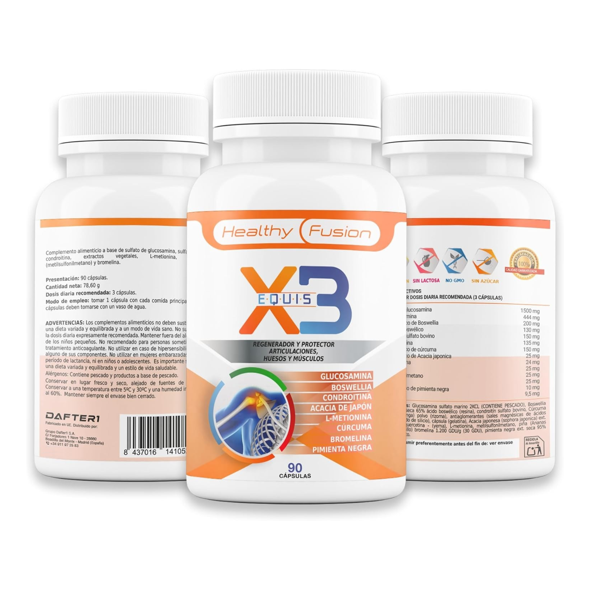 X3 Articulaciones, musculos y huesos - HealthyFusion