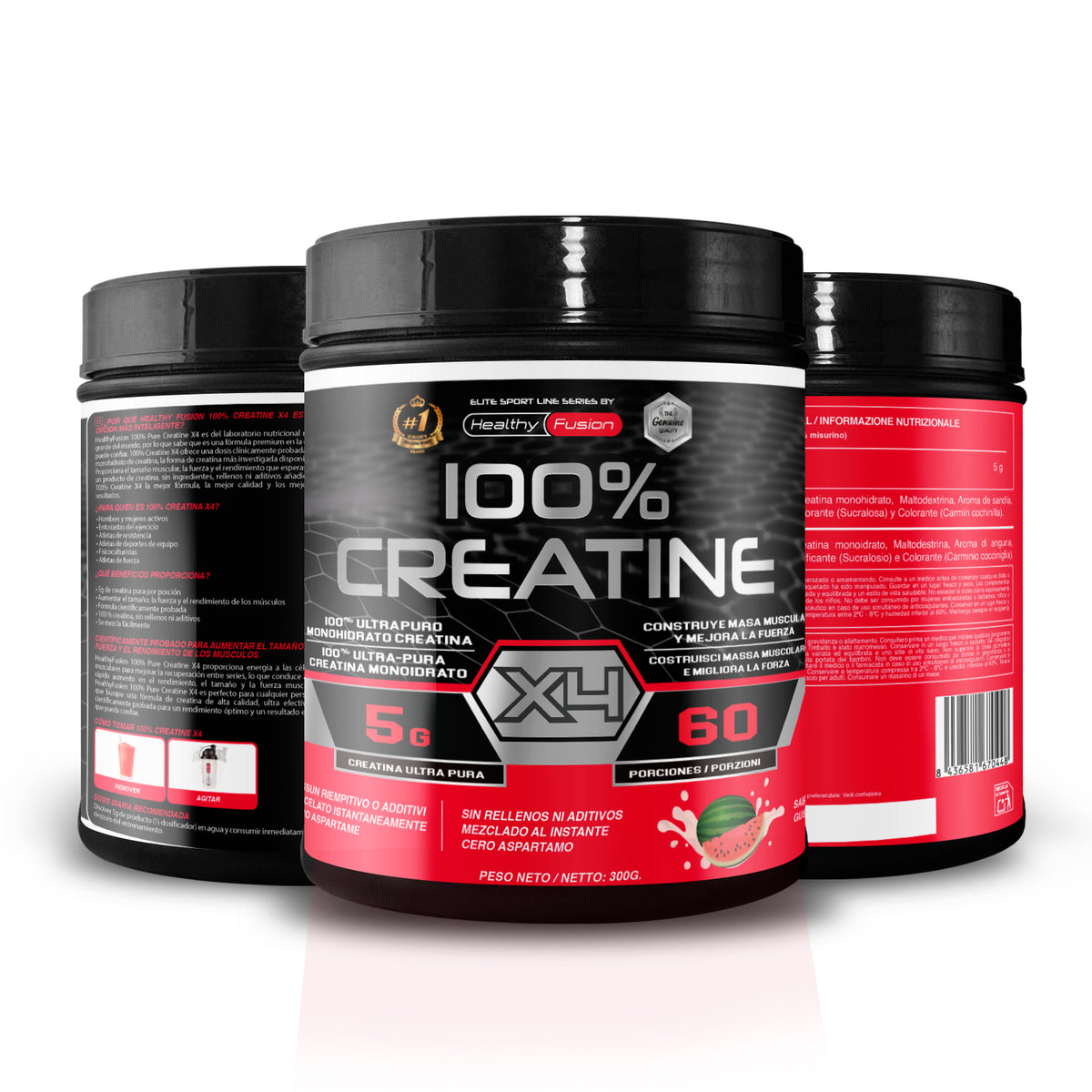 CREATINA 100% PURA SANDÍA - HealthyFusion