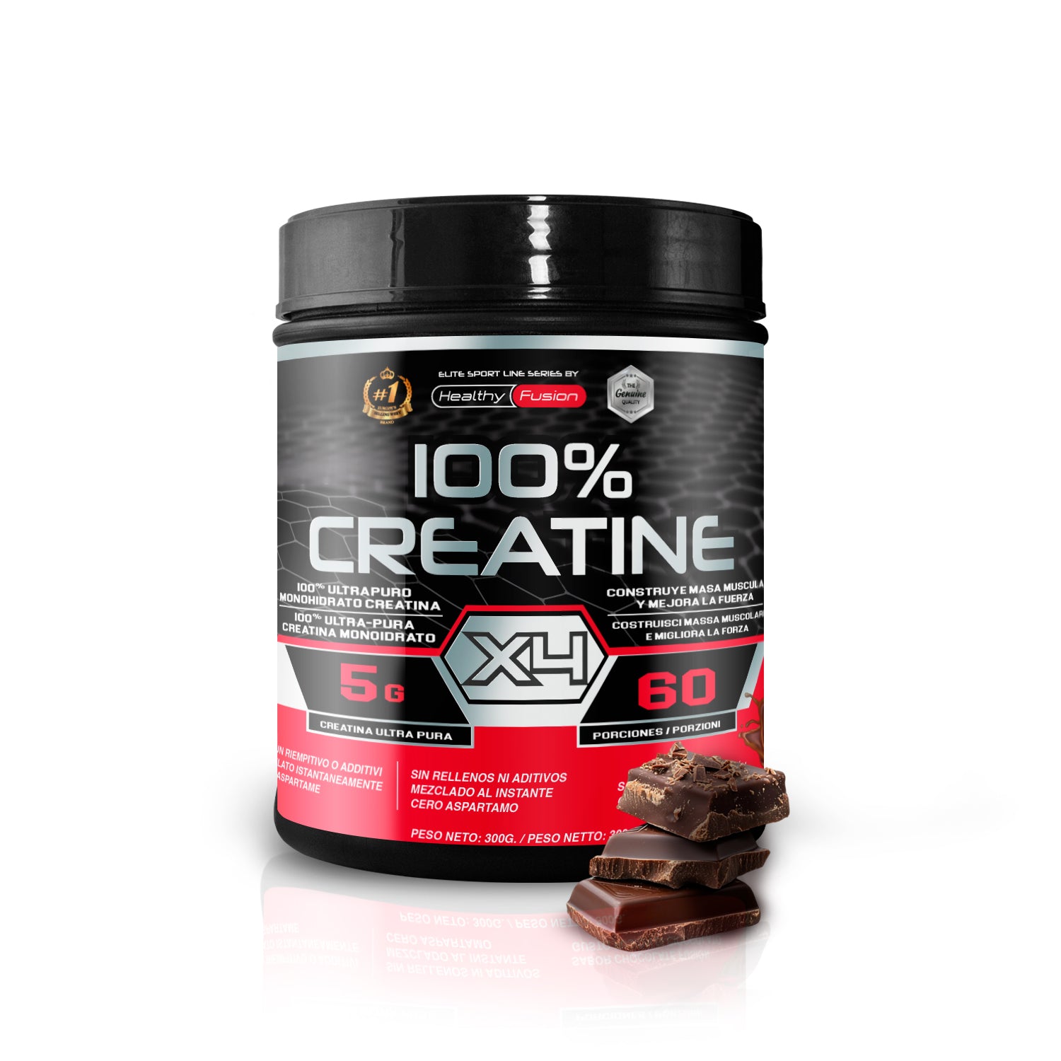 CREATINA 100% PURA CHOCOLATE - HealthyFusion