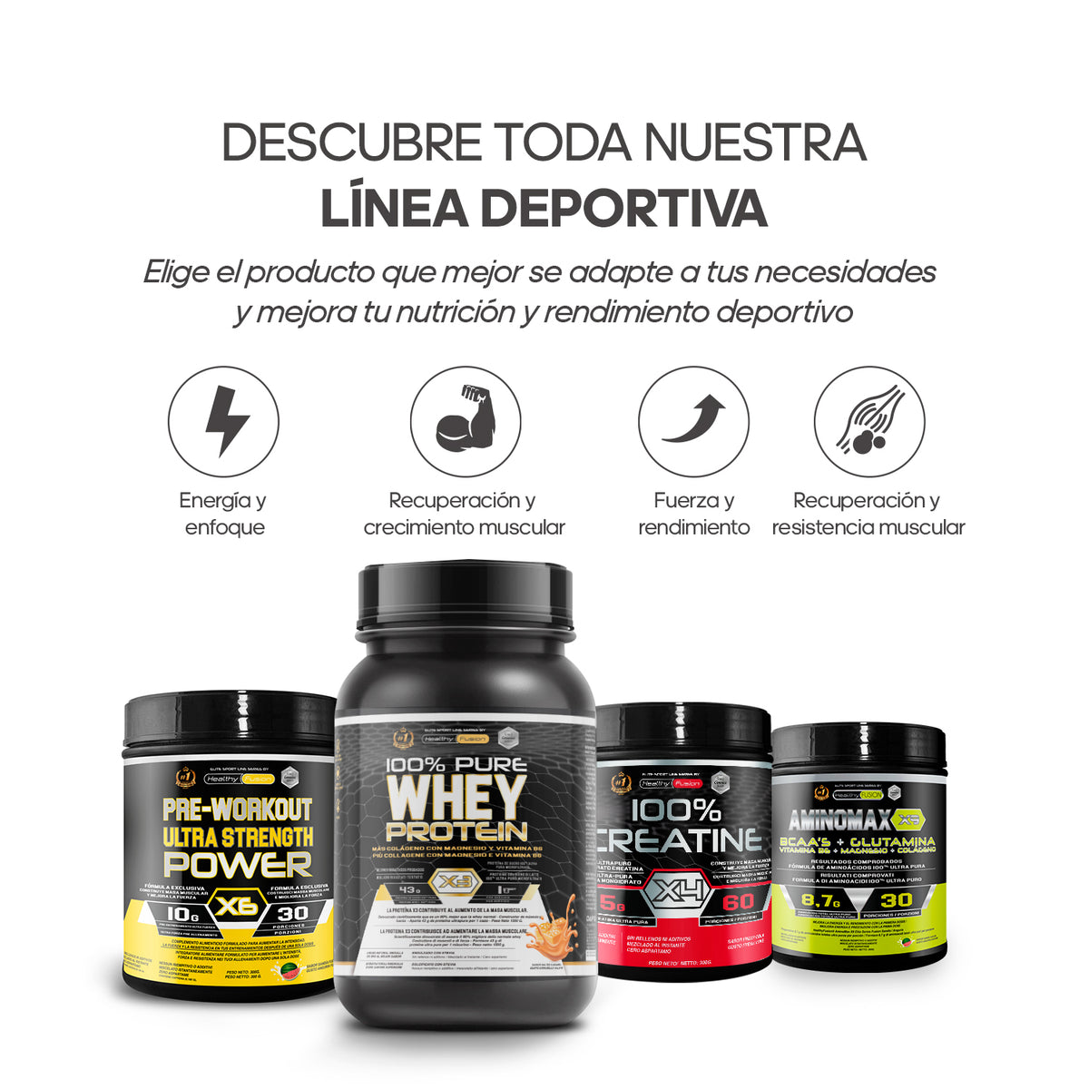 CREATINA 100% PURA REFRESCO COLA - HealthyFusion