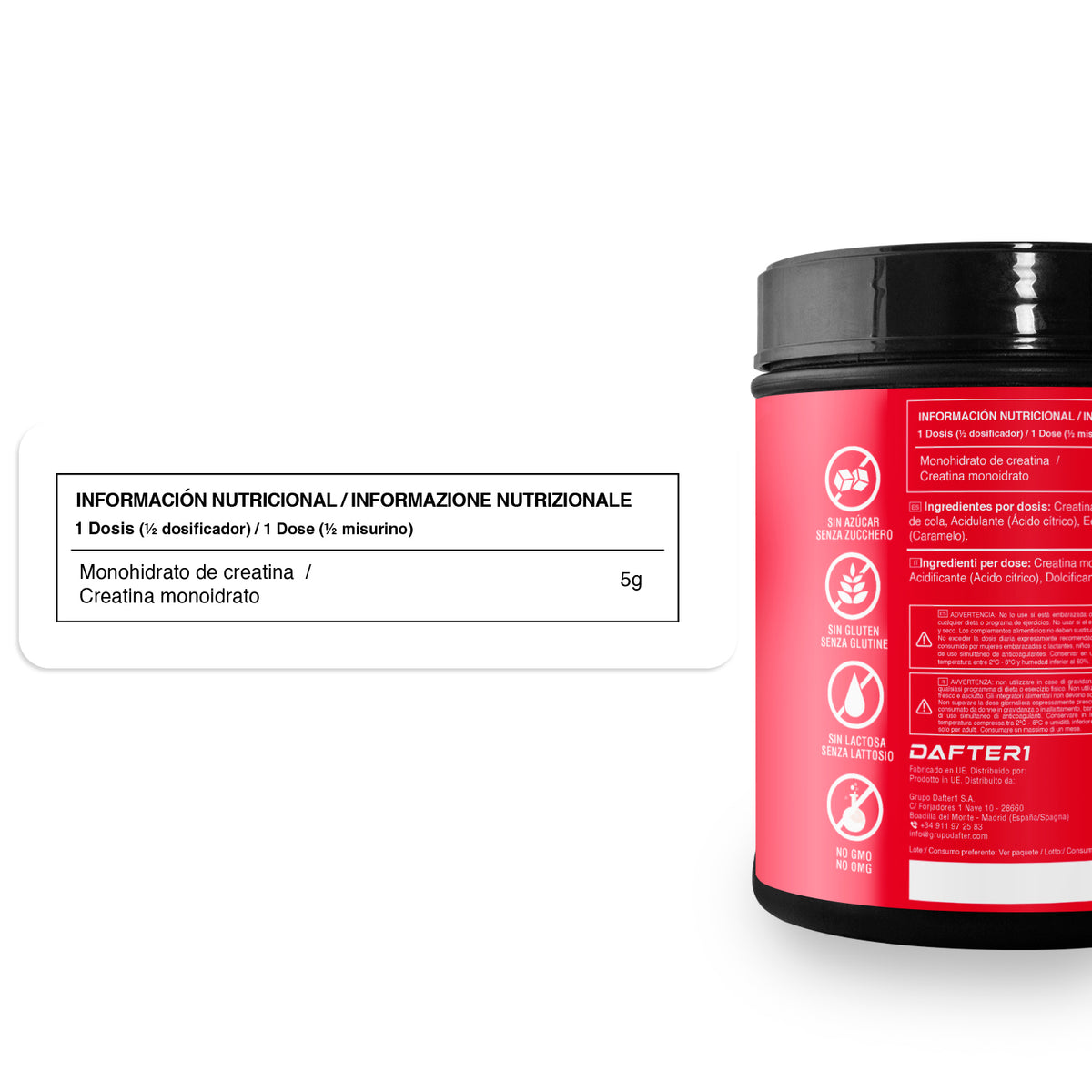 CREATINA 100% PURA REFRESCO COLA - HealthyFusion