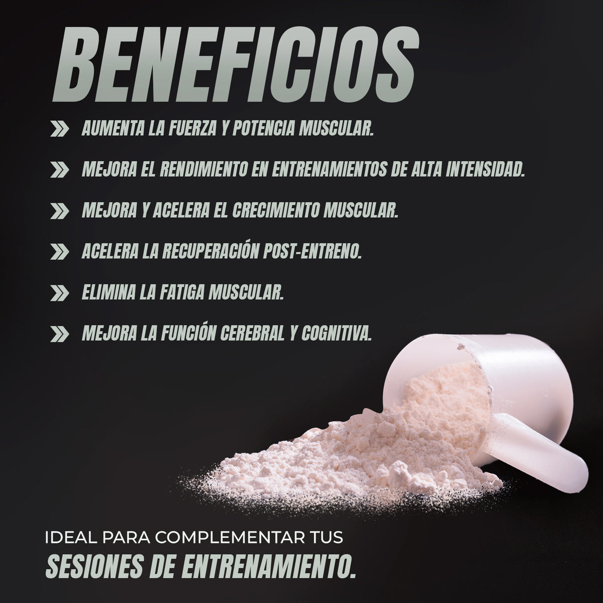 CREATINA 100% PURA Sin Sabor - HealthyFusion