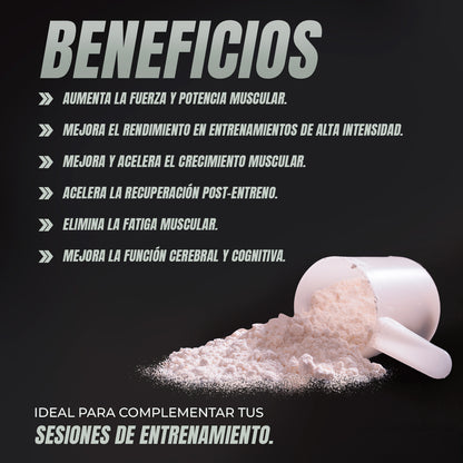 CREATINA 100% PURA Sin Sabor - HealthyFusion