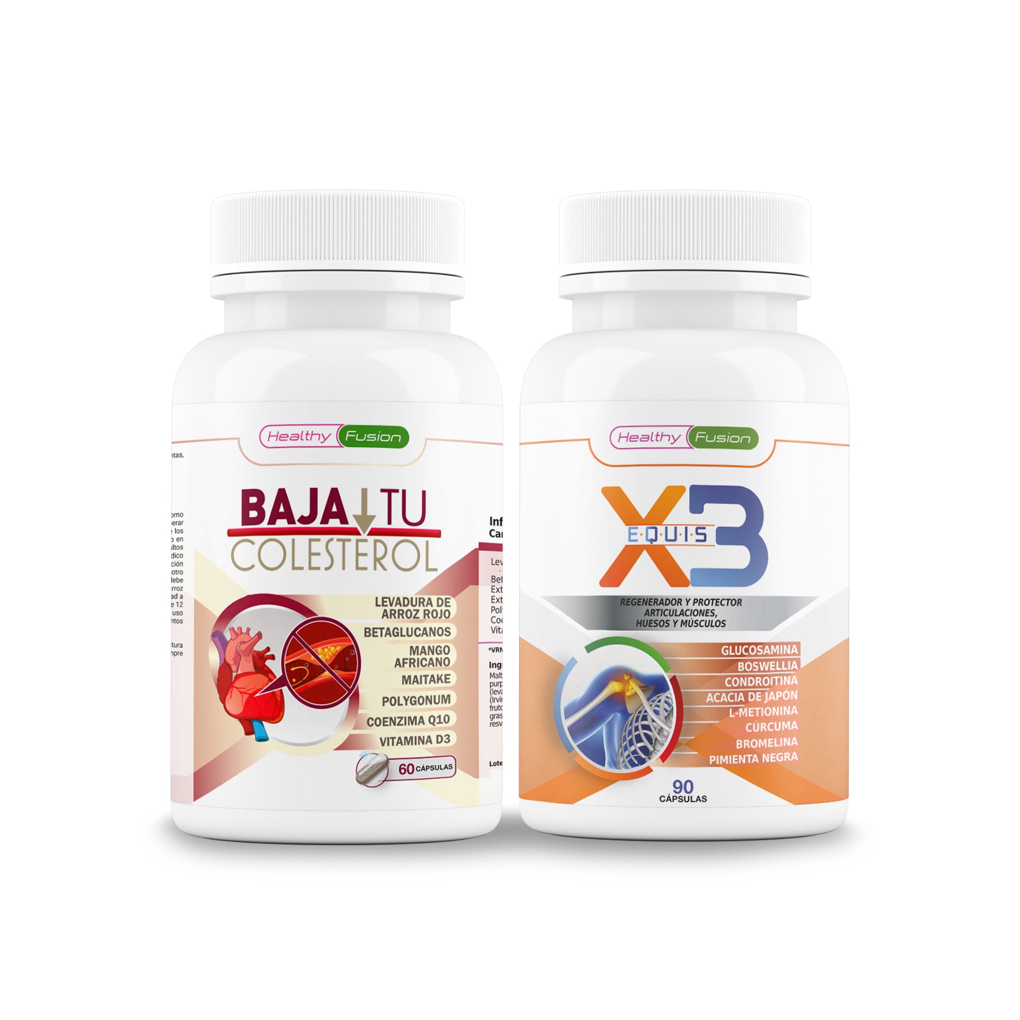 Pack Baja tu Colesterol + Regenerador Articular X3