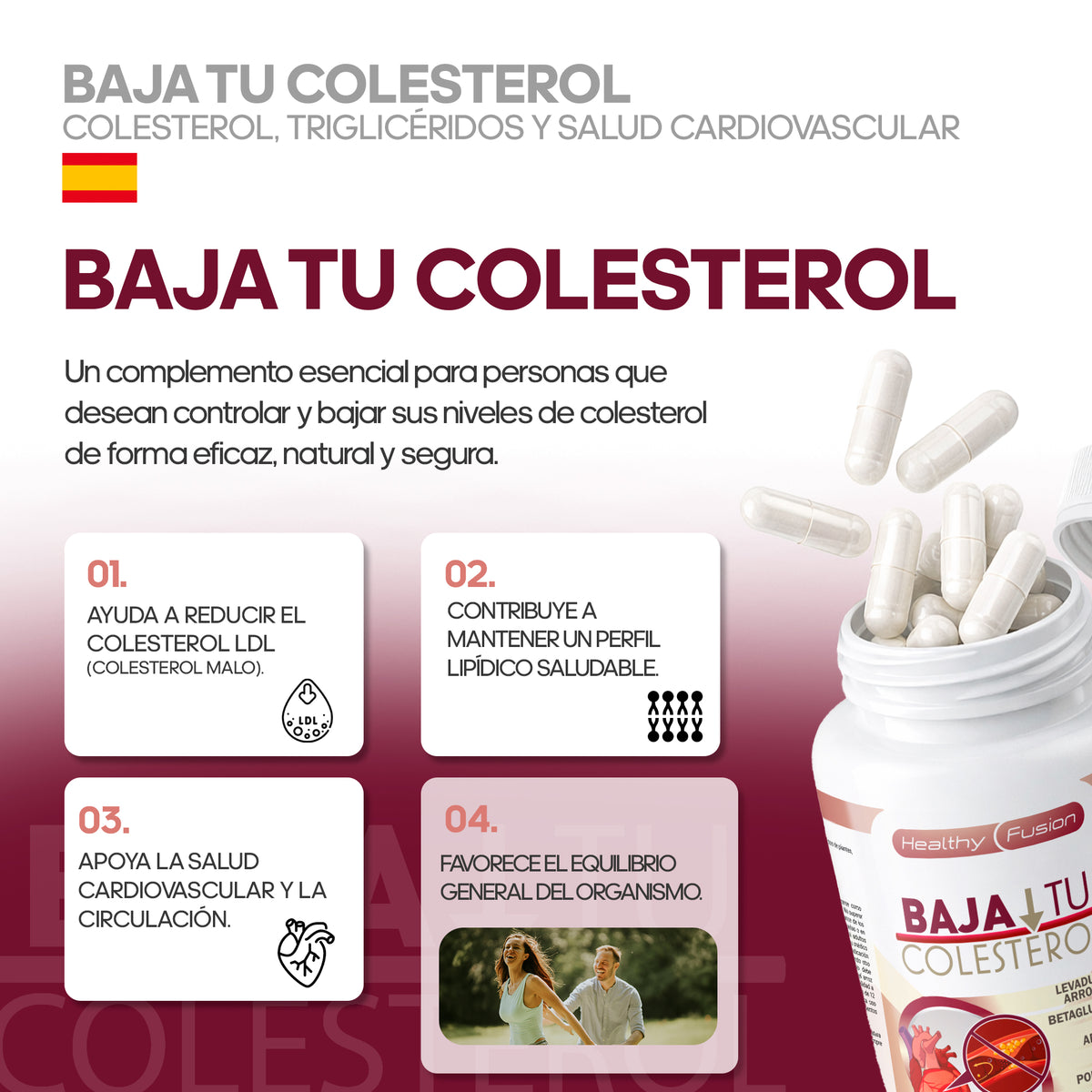 BAJA TU COLESTEROL - HealthyFusion
