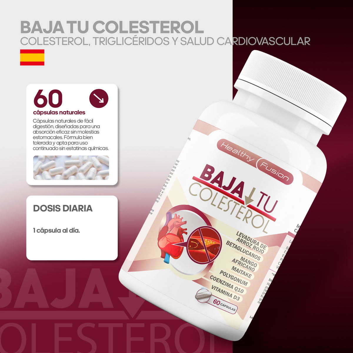 BAJA TU COLESTEROL - HealthyFusion