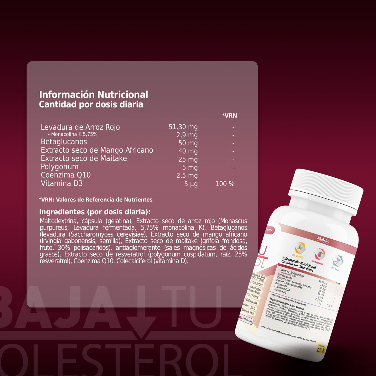 BAJA TU COLESTEROL - HealthyFusion