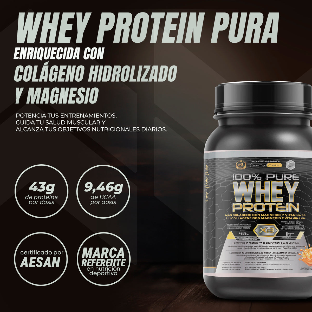 Whey Protein Salted Caramel - HealthyFusion