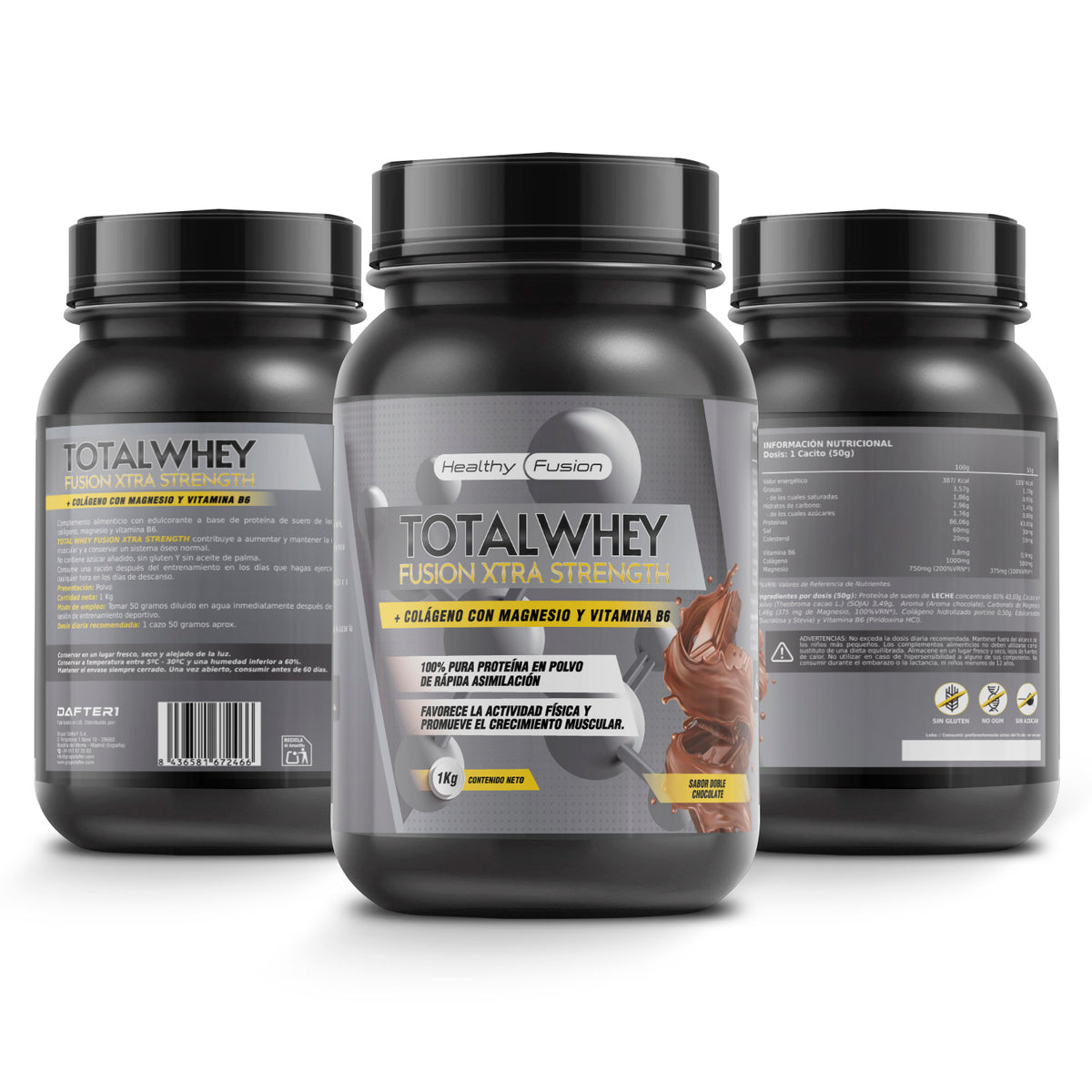 Whey Protein Doble Chocolate - HealthyFusion