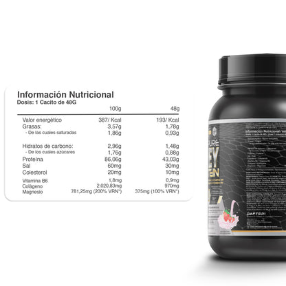 Whey Protein Fresa - HealthyFusion