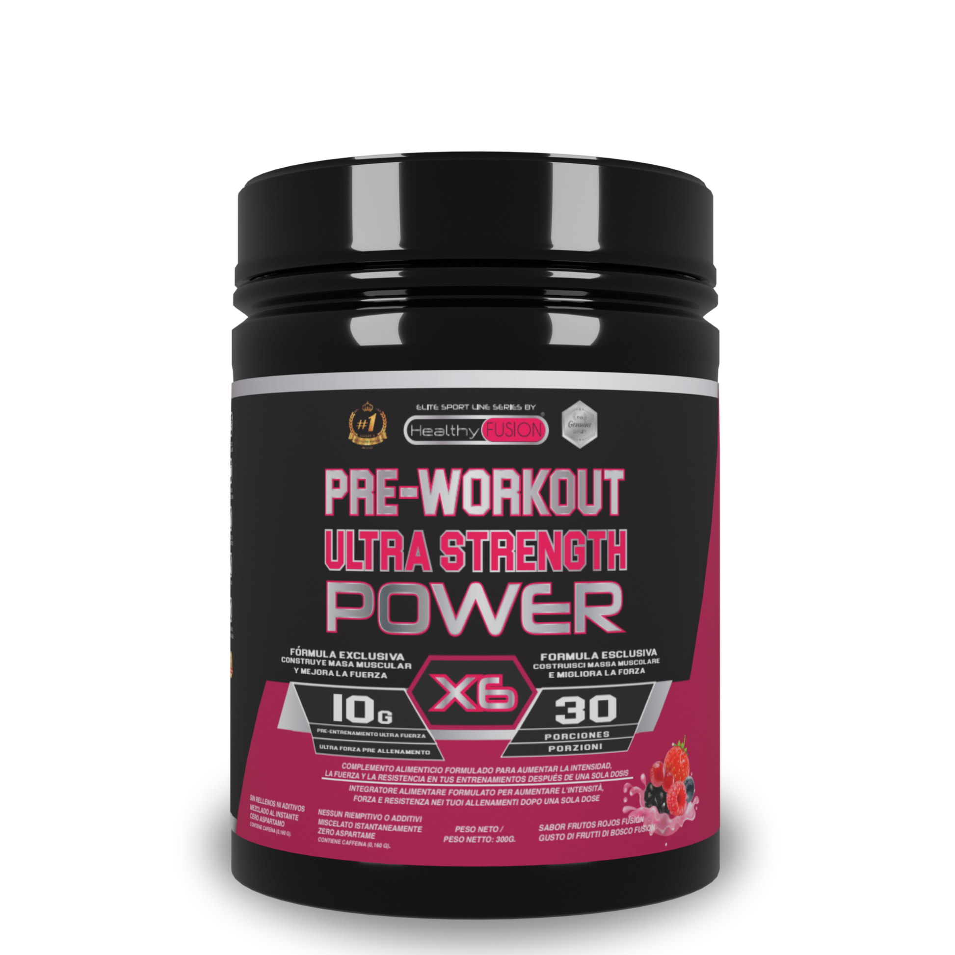 PREWORKOUT FRUTOS ROJOS - HealthyFusion