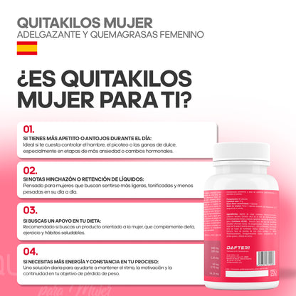QUITA KILOS MUJER - HealthyFusion