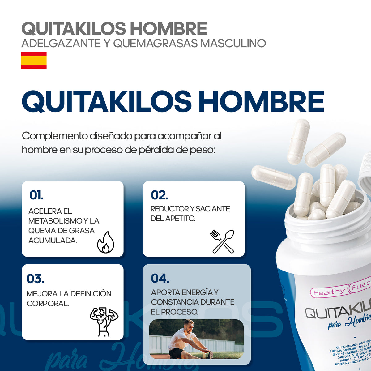 QUITA KILOS HOMBRE - HealthyFusion