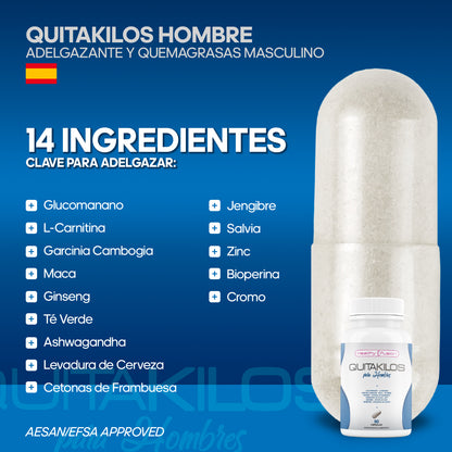 QUITA KILOS HOMBRE - HealthyFusion