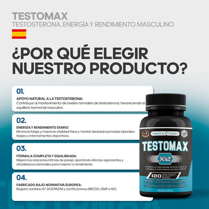 TESTOMAX - HealthyFusion