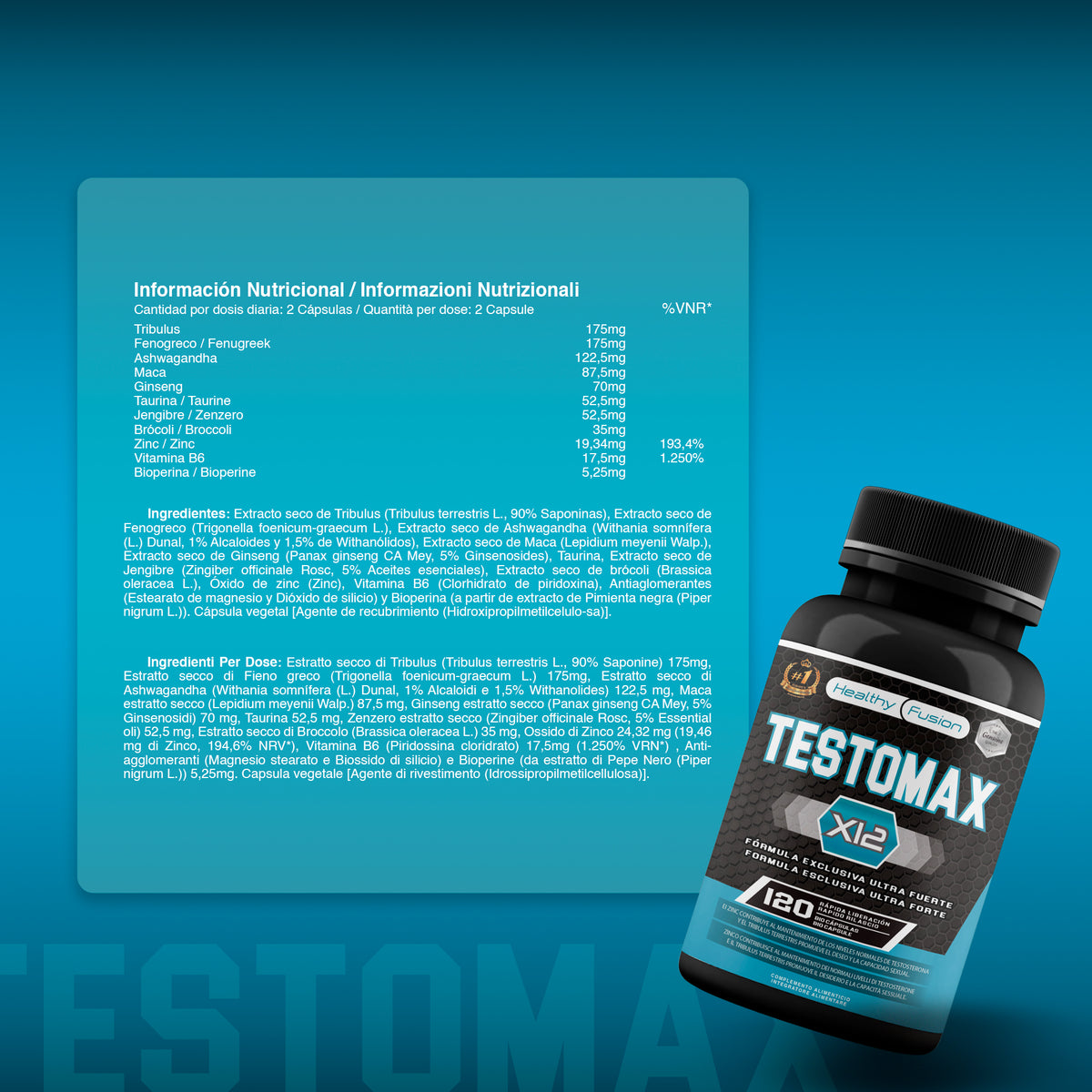 TESTOMAX - HealthyFusion