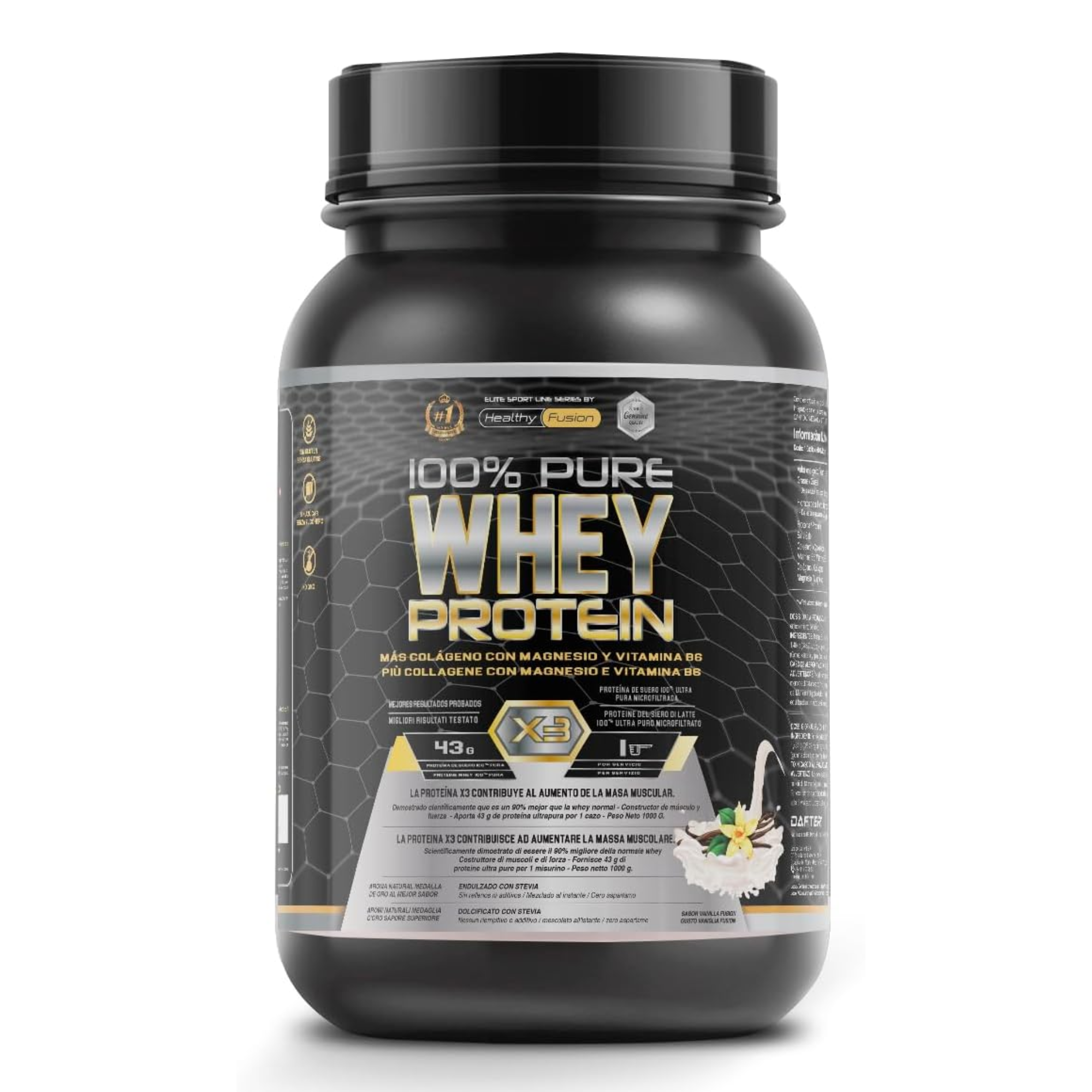 Whey Protein Vainilla - HealthyFusion